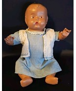Vintage Black African American Baby Doll 14&quot; Composition Articulated Mol... - $146.89