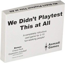 We Didn&#39;t Playtest This at All with Chaos Pack - £28.27 GBP