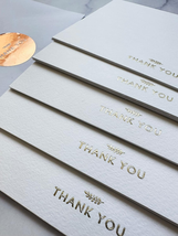 (36 Pack) Thank You Cards with Envelopes &amp; Gift of 36 Foiled Stickers - Elegant  - £15.58 GBP