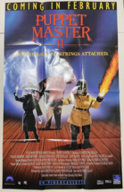 Puppet Master Ii 2 Movie Promo Poster Vhs Video Full Moon Horror Cult 1990 - £41.23 GBP