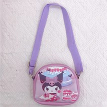 Sanrio Kawaii Messenger  Bag Kuromi Double-Sided Printing Cute Polyester Water-P - £94.49 GBP