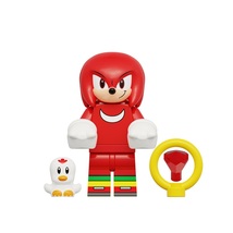 Knuckles the Echidna Sonic the Hedgehog Minifigures Building Blocks Toys - £3.46 GBP