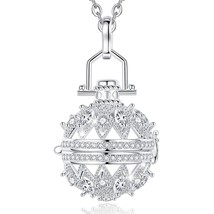 Bola de grossesse 18mm Crystal Cage Angel Caller Necklace Pendant Baby Chime Bal - £21.27 GBP