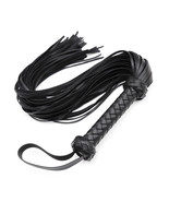 PU Leather Whip Flogger Handle Spanking 170g - $30.00