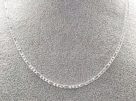 080-3MM Figaro Chain .925 Solid Sterling Silver - £19.53 GBP - £31.24 GBP