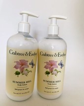 Crabtree &amp; Evelyn Summer Hill Body Lotion 16.9 oz X 2 - £43.62 GBP