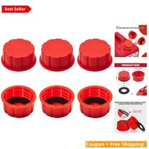 6 PCS Gas Can Cap Replacement - Leak-Proof Twist-On Lids for 5 Gallon Cans - $37.57