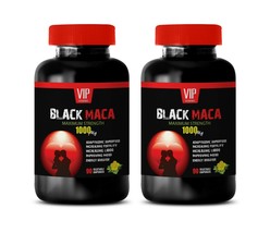 boost your mood - BLACK MACA - energy booster natural root 2 BOTTLE - $28.01