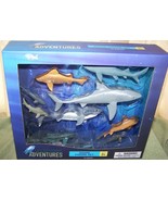 Underwater Adventures Shark 10 Pc. Figure Set New - $16.34