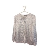 Chicos Cherry Blossom Floral Blouse 2 L Romantic Feminine Work Career Co... - €21,52 EUR