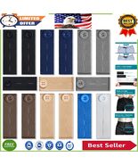 15 Pcs Elastic Waistband Extenders for Jeans: Adjustable Comfort in 7 Co... - $23.90 CAD