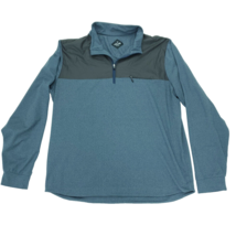 Bonobos Maide 1/4 Zip Pullover Mens XL Blue Sweatshirt Pocket Golf - $15.10