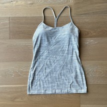 Lululemon Power Pose Tank Wee Are From Space Nimbus Battleship sz 8 - $739.33 MXN