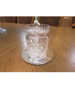 Waterford Crystal Giftware Collection Jam Honey Jar w/Lid 4-1/8&quot;H Signed - $47.68 CAD