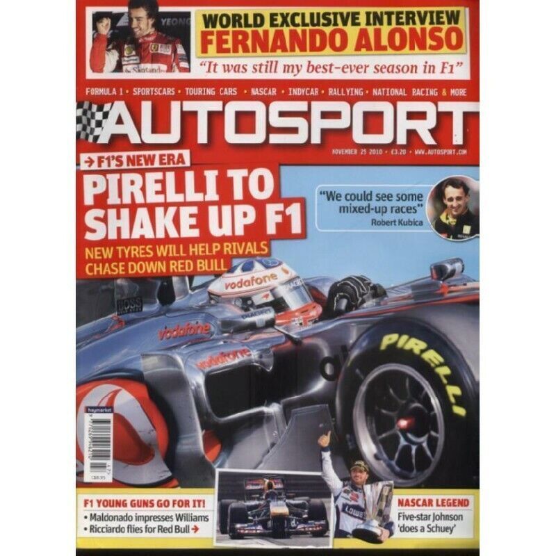 AUTOSPORT MAGAZINE - November 25 2010 - $3.42