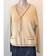 Rena Rowen for Saville Women&#39;s Full Zip Cardigan Sweater Size M - £23.63 GBP