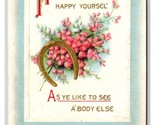 New Year Auld Lang Syne May Ye Be Happy Embossed DB Postcard H29 - $3.91