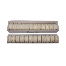 Scrumptious French Macarons Gift Box of 24 - Velvety Vanilla - £32.43 GBP