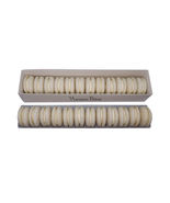 Scrumptious French Macarons Gift Box of 24 - Velvety Vanilla - £31.89 GBP