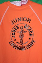 Junior Lifeguard Corps Jones Beach Rash Guard Swim Top Size Youth XL Sun... - $24.74