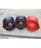x3 Vintage YANKEES RED INDIANS Plastic Batting Helmets Souvenir MLB Base... - $49.99