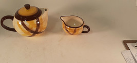 Verona Kiln Organdie Teapot and Creamer - $16.70