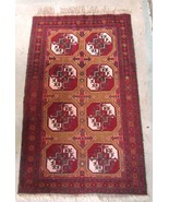 Hand Knotted Sumak Red Wool Rug 5&#39; x 37&quot;  - $473.53 CAD