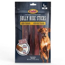 Cadet Bully Hide Sticks All-Natural Dog Chews Small Stick, 1ea/4 ct - £13.41 GBP