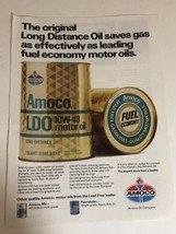 vintage Amoco Motor Oil Print Ad  Advertisement 1979 pa1 - £5.44 GBP