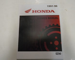 1991 1992 1993 1994 1995 Honda EZ90 Cub Service Repair Shop Manual - $129.99