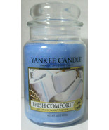 Yankee Candle Large Jar Candle 110-150 hrs 22 oz  FRESH COMFORT - $73.59 CAD