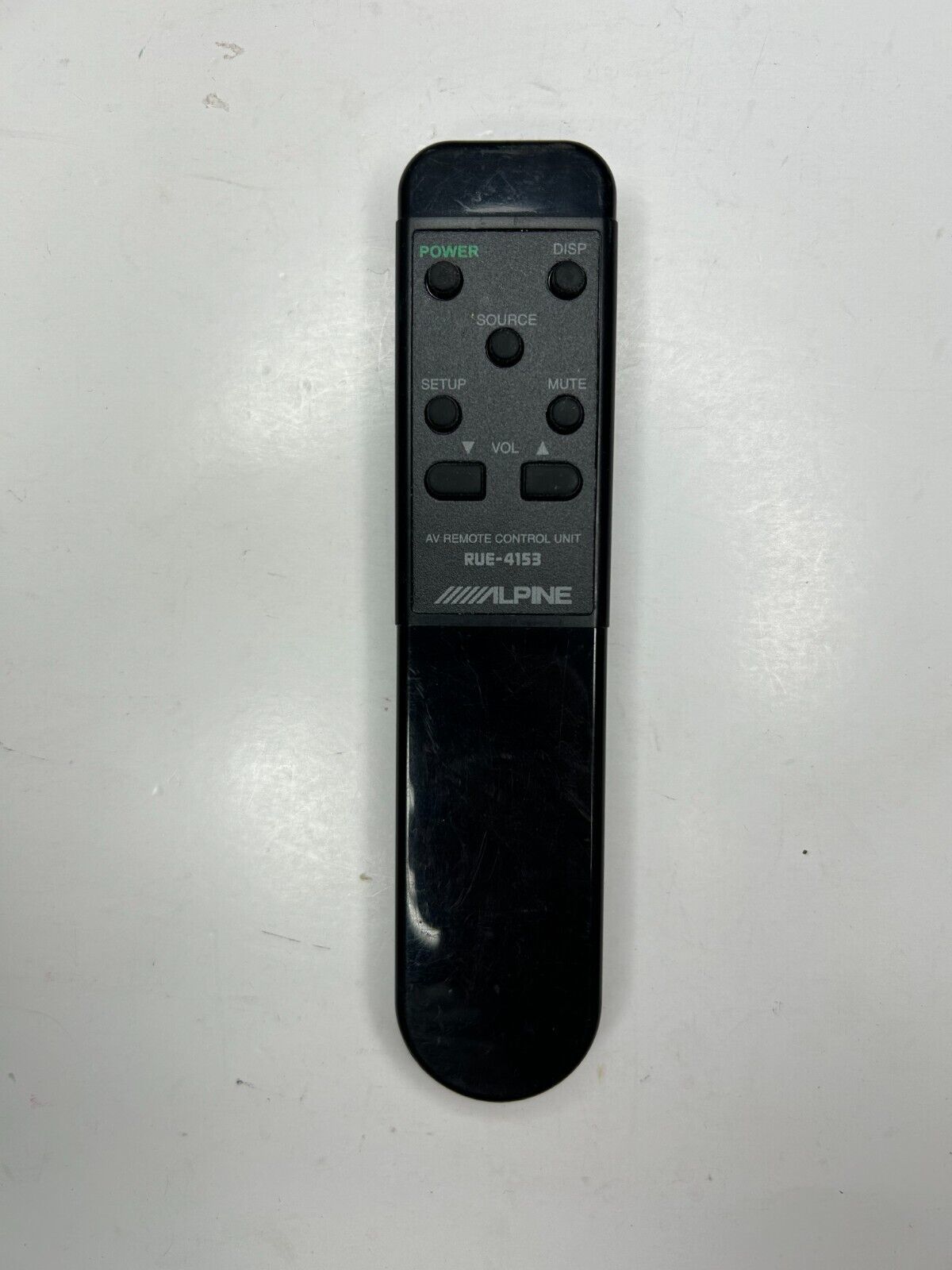 Alpine RUE-4153 Remote Control, OEM for Vehicle Overhead TV PKG700A, TMXR700  			