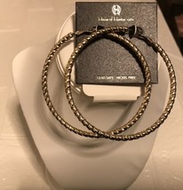 House of Harlow Ex large gold hoop earrings - $29.95