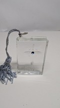 Lenox Pave Jewels Holy Bible Full Lead Crystal Ornament Christmas Blue Accent - £10.12 GBP