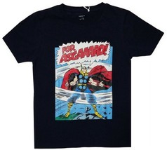 Marvel Comics Thor for Asgaaard! Boys Navy Graphic T-Shirt (7-8 years ol... - $9.48 CAD