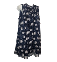 JOIE Swing Dress Womens XL Mini Baltic Print Black Gray Limited Edition NWT - $24.99