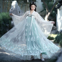 Peacock Blossom Hanfu/ Women&#39;s Hanfu/ Chinese Dress - £79.85 GBP