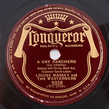 Louise Massey - South Of The Border  / A Gay Ranchero - Reissue 10&quot; 78 rpm 9320 - £31.15 GBP