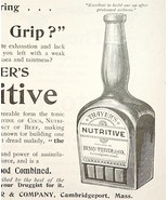 1895 Thayer&#39;s Nutritive Quack Medicine Victorian Stimulant Advertisement - $19.99