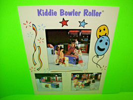 Kiddie Bowler Roller Original 1993 Redemption Arcade Flyer Vintage Promo Art - £11.69 GBP