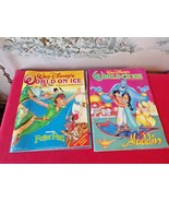 2 Walt Disney World On Ice Souvenir Programs-Aladdin &amp; Peter Pan - $24.75