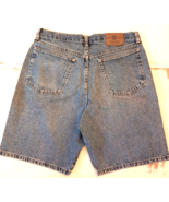 Wrangler Blue Jean SHORTS size 32 Zip Fly 5 Pocket VTG Stonewashed Denim - $15.77