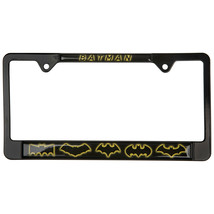 Batman Evolution Black Metal License Plate Frame by Elektroplate Black - $36.98