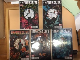 1 Month 2 Live Lot of 5 #1,2,3,4,5 Marvel Comics (2010) 1st Print Comic ... - $14.00
