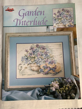 Leisure Arts Garden Interlude counted cross stitch book - $7.60