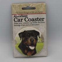 Super Absorbent Car Coaster - Dog - Rottweiler - $5.44