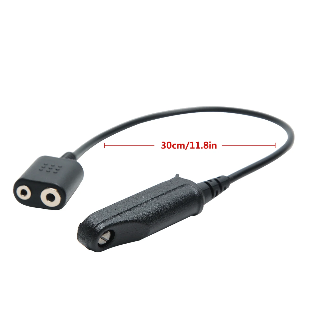 Adapter cable baofeng uv 9r plus waterproof radio to 2 pin headset speaker mic for uv thumb200