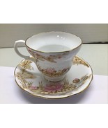 Vintage Tea Cup &amp; Saucer Lot Japan Cherry China 3 Legs Footed/reticulate... - $11.88