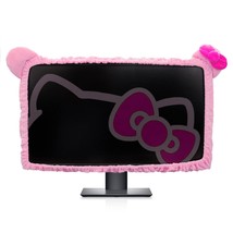 27&#39;&#39; - 34&#39;&#39; Computer Monitor Protective Cover With Cat Ear Design, Cute Pink Mon - £15.97 GBP
