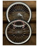 26&quot; FRONT &amp; COASTER TWISTED CAGE WHEEL  36 SPOKE 8G, 26&quot; TIRES, TWISTED ... - £2,530.10 GBP